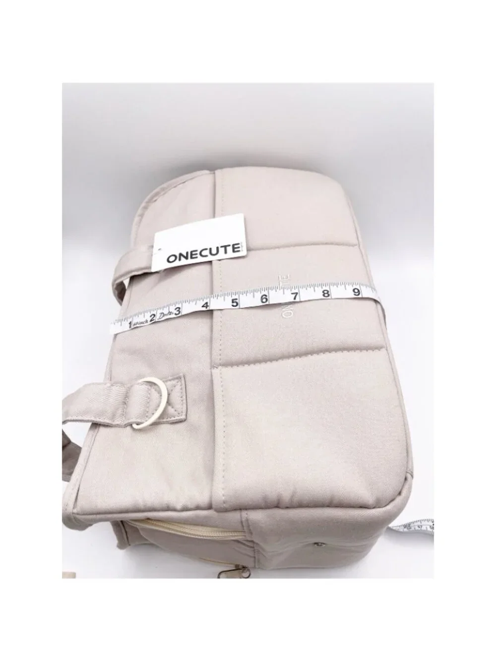 New ONECUTE Small Beige Canvas Mesh Puppy Dog Carrier Handbag Tote Travel Pet